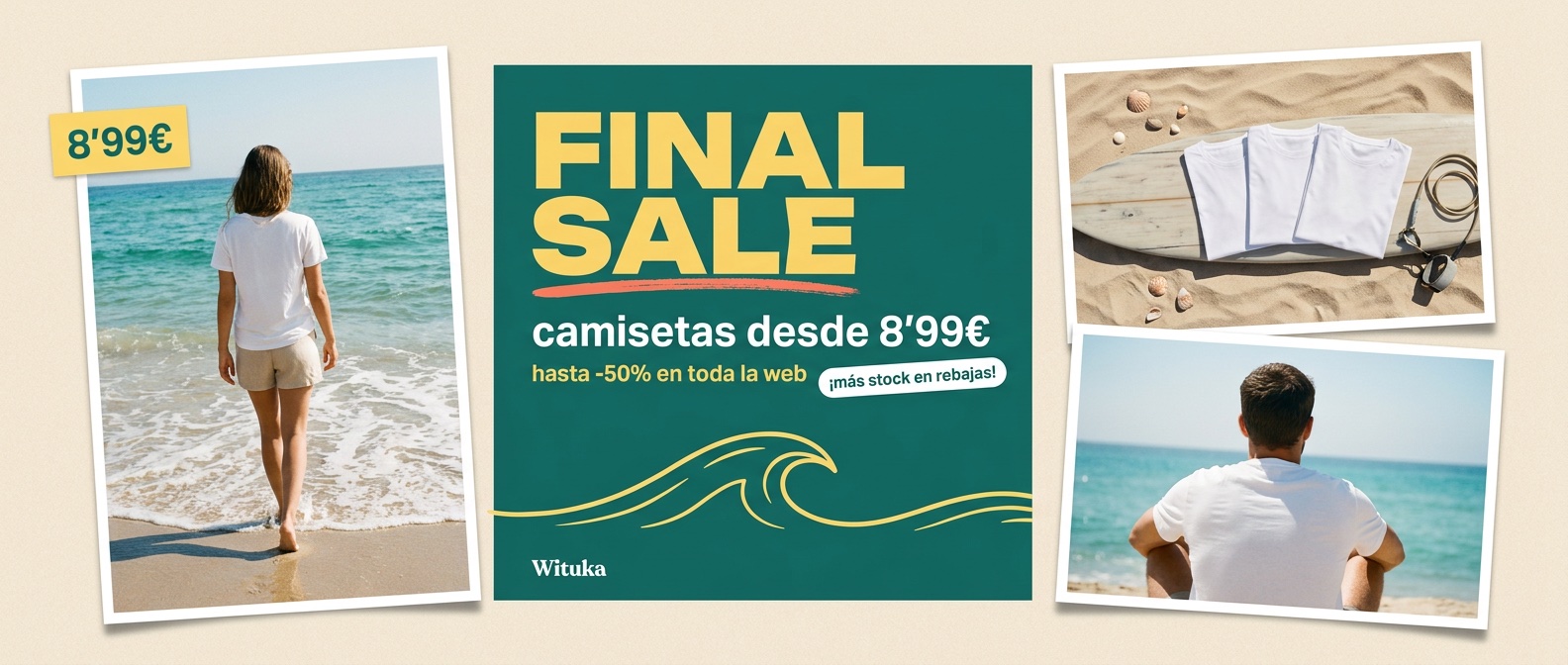 C13 · MAREA ALTA (flat-lay teal)