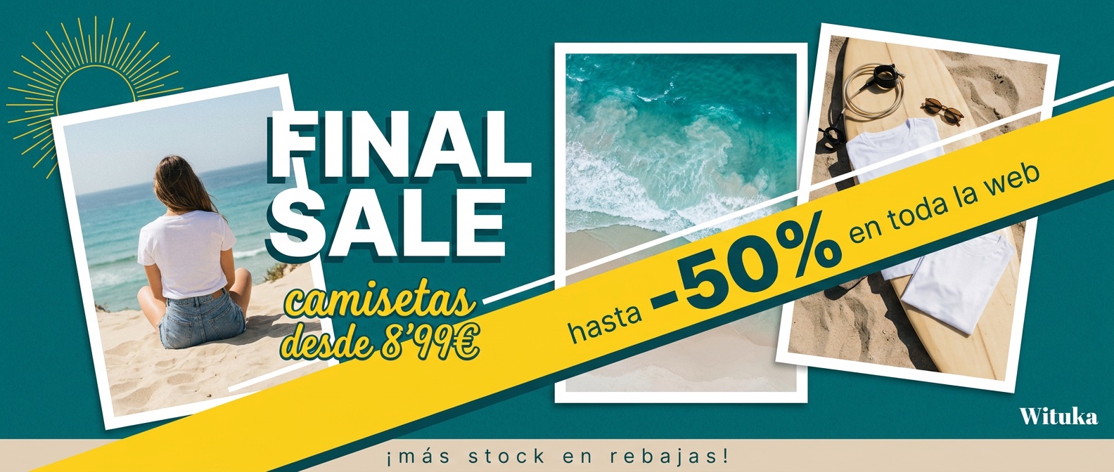 C8 · BANDA AMARILLA (mediodía teal)