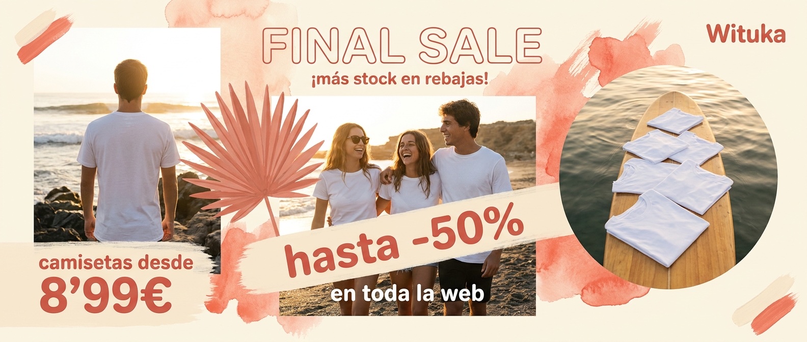 R13 · V3 Coral y crema, hora dorada