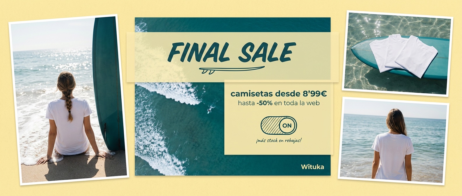 R2 · Teal y amarillo a mediodía