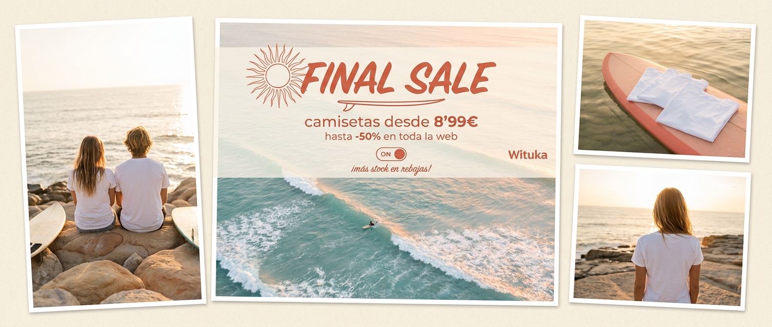 R3 · Coral y crema a la hora dorada