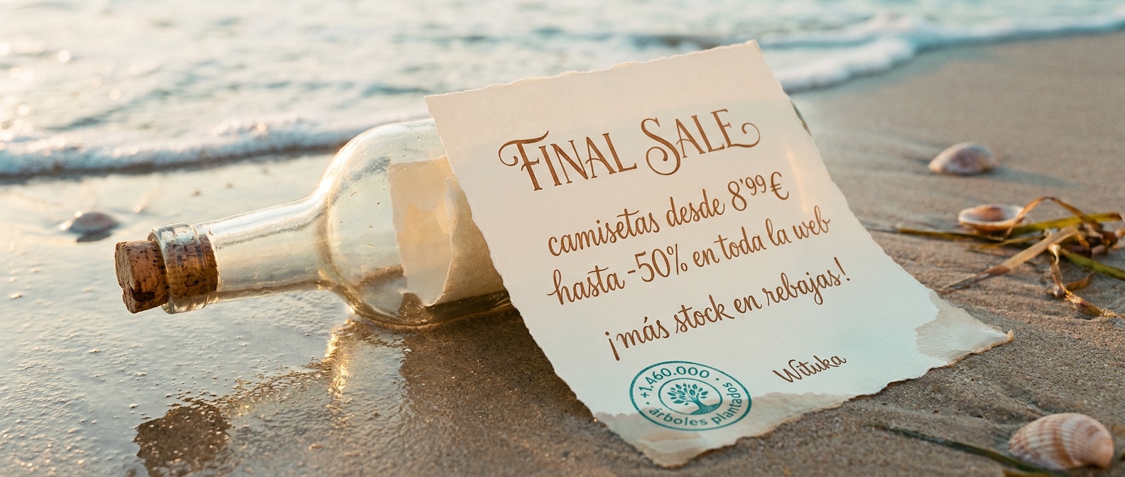 W6 · Mensaje en botella: FINAL SALE náufraga